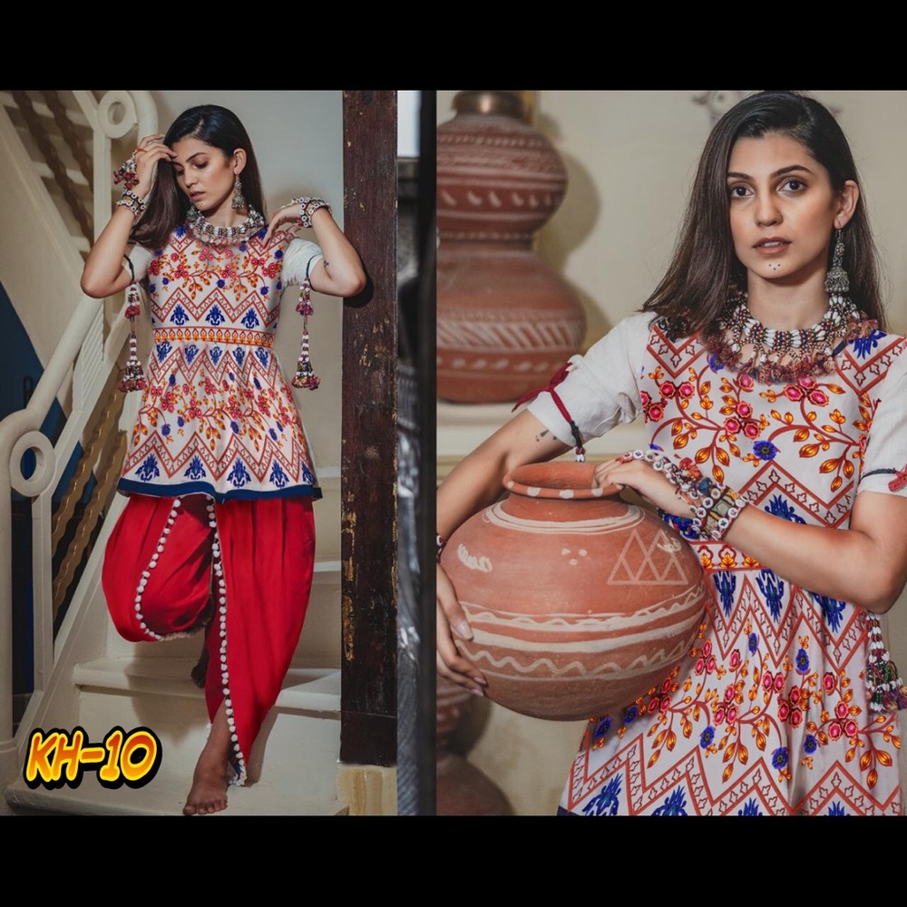 Woman kediya  Garba outfit navratri Chaniya Choli